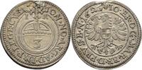 Brandenburg Ansbach 3 Kreuzer 623 Joachim Ernst, 1603-1625 Randfehler, ss