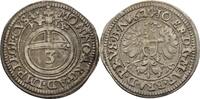 Brandenburg Ansbach 3 Kreuzer 624 Joachim Ernst, 1603-1625 ss
