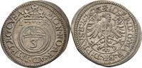Brandenburg Ansbach 3 Kreuzer 623 Joachim Ernst, 1603-1625 ss