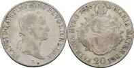 RDR Ungarn Kremnitz 20 Kreuzer Franz II. / I., 1792-1835. -