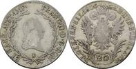 RDR Ungarn Kremnitz 20 Kreuzer Franz II. / I., 1792-1835. -