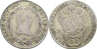 RDR Ungarn Kremnitz 20 Kreuzer Franz II. / I., 1792-1835. -