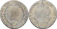 RDR Ungarn Karlsburg 20 Kreuzer Franz II. / I., 1792-1835. -
