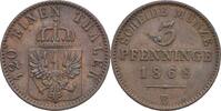 Preußen 3 Pfennig Wilhelm I. 1861-1888. -