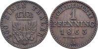 Preußen 1 Pfennig Wilhelm I. 1861-1888. -