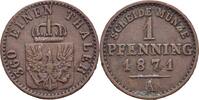 Preußen 1 Pfennig Wilhelm I. 1861-1888. -
