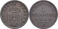 Preußen 1 Pfennig Wilhelm I. 1861-1888. -