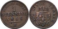 Preußen 1 Pfennig Wilhelm I., 1861 - 1888, Hannover -