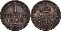 Preußen 1 Pfennig Wilhelm I., 1861 - 1888 -