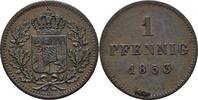Bayern 1 Pfennig Maximilian II. 1848-64 -