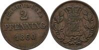 Bayern 2 Pfennig Ludwig II. 1864-86. -