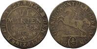 Braunschweig Wolfenbüttel 1/6 Taler Rudolf August und Anton Ulrich 1685-1704. -
