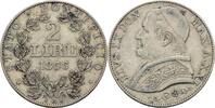 Vatikan 2 Lire Pius IX., 1846-1878 -