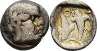 Inseln vor Thrakien Thasos Hemiobol -