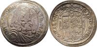 Brandenburg Ansbach 1/6 Taler 1676 Johann Friedrich 1667-1686 ss