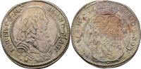 Brandenburg Ansbach 1/6 Taler 1676 Johann Friedrich 1667-1686 ss