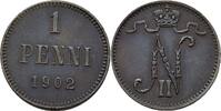 Russland 1 Penni Nikolaus II., 1894-1917 -