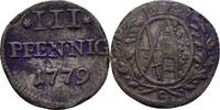 Sachsen 3 Pfennig Friedrich III./I., 1763-1827 -