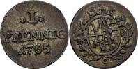 Sachsen-Albertinische Linie 1 Pfennig Friedrich August III. (1763-1806) -