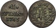 Sachsen Dresden 1 Pfennig Friedrich III./I., 1763-1827 -