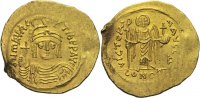 Byzanz Solidus Mauricius Tiberius 582-602
