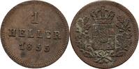 Bayern München 1 Heller Maximilian II. Joseph 1848-1864 -
