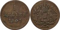 Bayern München 1 Heller Maximilian II. Joseph 1848-1864 -
