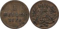 Bayern München 1 Heller Maximilian II. Joseph 1848-1864 -