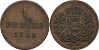 Bayern München 1 Heller Maximilian II. Joseph 1848-1864 -