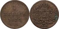 Bayern München 1 Heller Maximilian II. Joseph 1848-1864 -