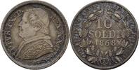 Vatikan 10 Soldi Pius IX. 1846-1878. -