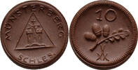 Schlesien Münsterberg 10 Pfennig -