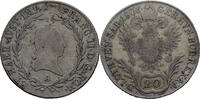 RDR Österreich Wien 20 Kreuzer Franz II./I., 1792-1835 -