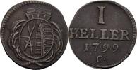 Sachsen Dresden Heller Friedrich August III./I., 1763-1827 -