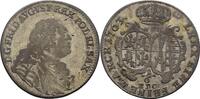 Sachsen 1/6 Taler Friedrich August II., 1733-1763 -
