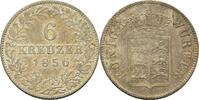Württemberg 6 Kreuzer 1856 Wilhelm I., 1816-1864 ss