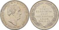 Sachsen 1/3 Taler Friedrich August II., 1836-1854 -