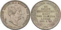 Sachsen Dresden 1/6 Taler Friedrich August II., 1836-1854 -
