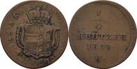 RDR Burgau Günzburg 1/4 Kreuzer Franz II./I., 1792-1835 -
