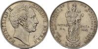 Doppelgulden Mariensäule 1855 Bayern München Maximilian II. Joseph 1848-1864 Graffitti, sonst vz