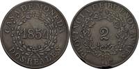 2 Reales 1854 Argentinien  ss