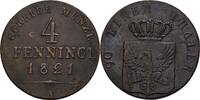 Preußen Berlin 4 Pfennige Friedrich Wilhelm III., 1797-1840 -