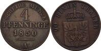 Preussen Berlin 4 Pfennige Friedrich Wilhelm IV., 1840-1861 -