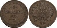 Russland Ekaterinburg 3 Kopeke Alexander II., 1855-1881 -
