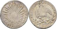 1/2 Real 1852 Mexico Guadelajara  vz, Prägeschwächen