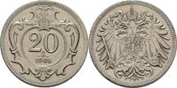 Österreich Ungarn 20 Heller Franz Joseph, 1848-1916 -