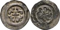 Bamberg, Bistum Pfennig Heinrich I. von Bilversheim 1242-1257 -