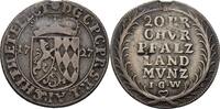 Pfalz Kurpfalz 20 Kreuzer Karl Philipp 1716-1742. -