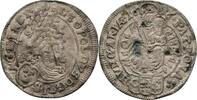 RDR Ungarn Preßburg 3 Kreuzer Leopold I., 1657-1705 -