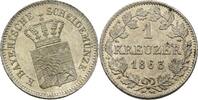 Bayern 1 Kreuzer Maximilian II. Joseph 1848-1864 -